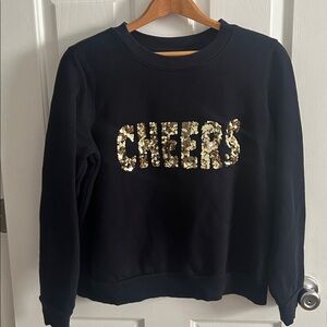 1901 sweatshirt crew neck women’s large navy 
Holiday excellent condition